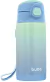Garrafa Térmica Infantil Inox Com Canudo 400ml Buba Baby Bicolor Azul