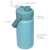 Garrafa Copo Termico Buba Quente ou Frio Parede Dupla 350ml - loja online