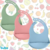 Babador Em Silicone Infantil Com Bolso Cata Migalhas Buba na internet