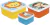 Imagem do Kit 3 Potinhos Lancheira Três Tamanhos Animal Fun Infantil Buba