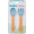 Kit Talheres Colher e Garfo Silicone Bambu Infantil Buba na internet