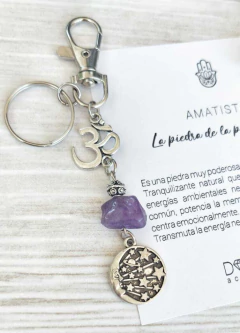 Llavero AMATISTA - Paz y Transmutación - comprar online