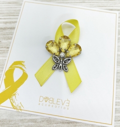 Prendedor Lazo Amarillo 0001