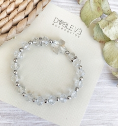 Pulsera CRUZ de cristal - Doblevé Accesorios Mayorista