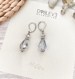 Aros lágrima de cristal - Doblevé Accesorios Mayorista