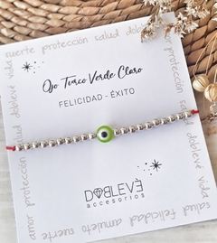 Pulsera amuleto ojo PROTECTOR COLORES CON SIGNIFICADO - Doblevé Accesorios Mayorista