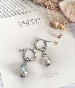 Aros de acero quirúrgico con perlas