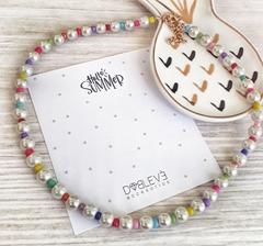 Gargantilla PERLAS multicolor
