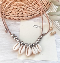 Gargantilla buzios y tiento - comprar online