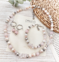 Conjunto energético CUARZO ROSA - Amor