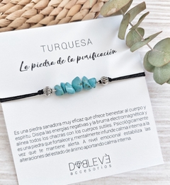 Pulsera energética escallas - 23 piedras - Doblevé Accesorios Mayorista