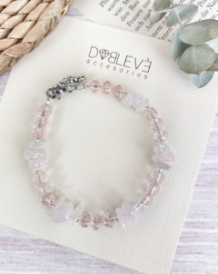 Pulsera energética CUARZO ROSA - Amor
