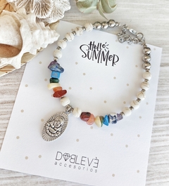 Tobillera 7 chakras buda
