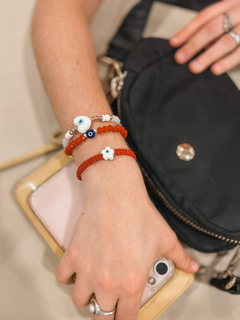 Pulsera amuleto LUCKY CAT - Doblevé Accesorios Mayorista