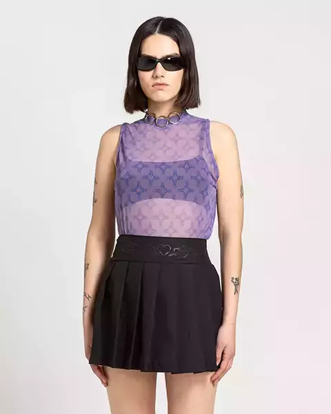 MUSCULOSA GOTICA LILA MICROTUL KK