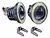 Faro 3 Pulgadas Ojo de Angel Rojo con Lupa 12v - comprar online