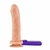 PÊNIS REALÍSTICO VIBRADOR EXTERNO 18 X 4,5 CM HOT FLOWERS