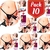 PACK 10 KIT CALCINHA VIBRATÓRIA E EXCITANTE PONTO G JEITO SEXY