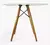 MESA EAMES EIFFEL QUADRADA 80 CM - BRANCO PETROMIX na internet