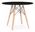 MESA EAMES EIFFEL REDONDA 70 CM - PRETO PRETOMIX