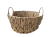 Cesto de fibra natural com alça 29cmx28cmx13cm - casa Ímphar