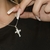 Colar Cross Cravejado - loja online
