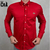 Camisa Manga Longa Lacoste Vermelho na internet