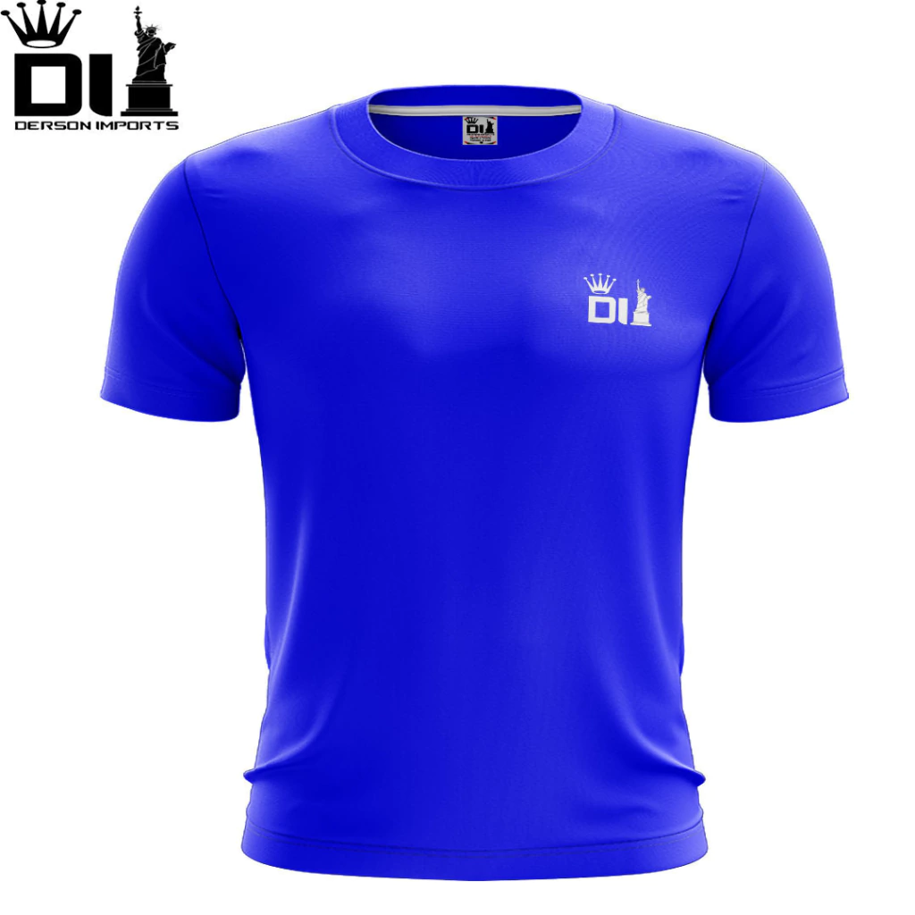 camiseta Dry fit azul masculina