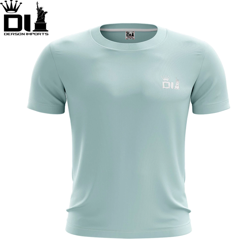 camiseta dry fit azul claro