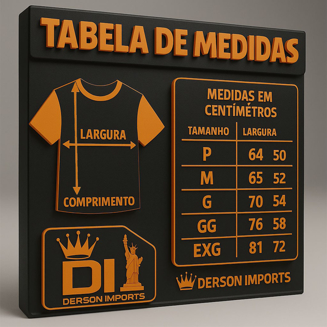 tabela polo de medidas