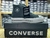 Converse plataforma gamuza gris
