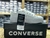 Converse plataforma cuero blanca