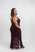 Conjunto Rubi Larissa Tricô – Blusa e Saia Longa Artesanal - loja online