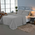 Kit cobre leito para cama casal padrão matelado 300 fios copacabana - 3 peças - comprar online