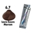 COLORAÇÃO EM CREME LOURO ESCURO MARROM 6.7 - DIFIO COSMETICOS - Barbearia, Acessórios, Salões de beleza