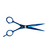 TESOURA MOFASHI. AZUL 6.0 FINA FIO NAVALHA - comprar online