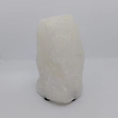 Mini Lampara de Cuarzo Blanco - Luna Holistica