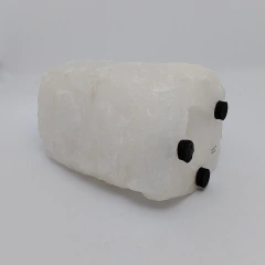 Mini Lampara de Cuarzo Blanco