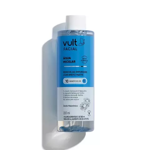Água Micelar Facial Vult - 200ml