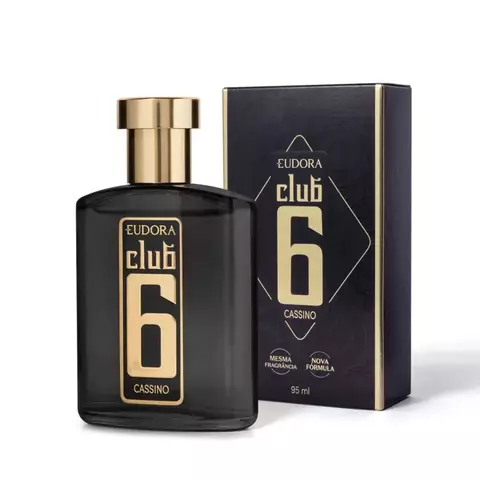 Club 6 Cassino Desodorante Colônia Eudora 95ml