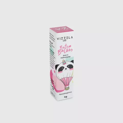 Batom Infantil Balão Cor Fantástico Vizzela - 4g