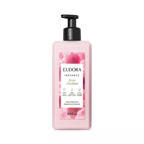 Creme Hidratante Desodorante Corporal Instance Rosa Absoluta Eudora 400ml