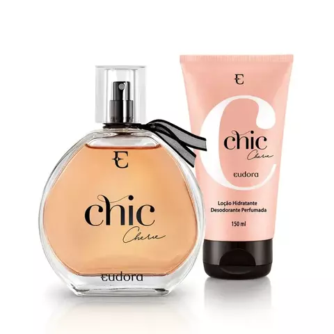 Kit Chic Chérie (Perfume 95ml + Hidratante 150ml) Eudora