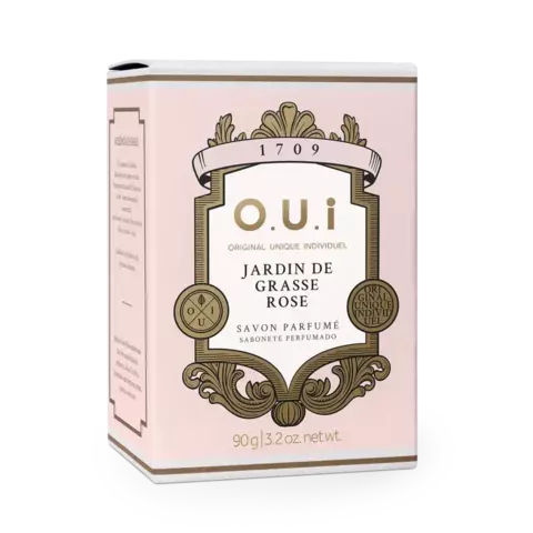 O.U.i Sabonete Perfumado Savon Parfumé Jardin De Grasse Rose 90g