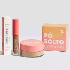 Kit Dailus Corretivo Líquido Bye Bye Olheira + Pó Solto Ultrafino Alta Cobertura - comprar online