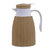 Garrafa Térmica de Plástico Rattan Marrom Natural 1L - Valentina Ayres Home