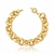 PULSEIRA COM ELOS OVAIS LISOS E FECHO BOIA