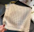 Lenço Acetinado Mini Paisley Bege Champagne 70x70 cm. - comprar online
