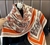 LENÇO PAISLEY LARANJA QUEIMADO 70X70CM. - comprar online