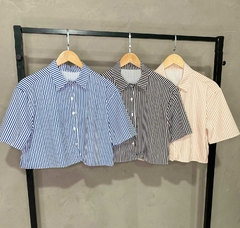 Camisa Social cropped